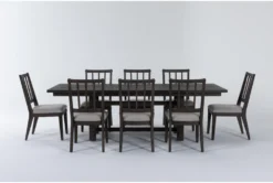 KitchenCraft Store 42 Gustav 78"-98" Extension Rectangle Dining With Side Chairs Set For 8 By Nate Berkus + Jeremiah Brent