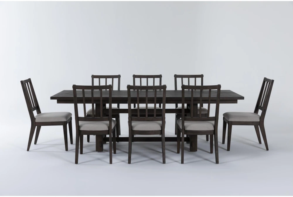 Gustav 78"-98" Extension Rectangle Dining With Side Chairs Set For 8 By Nate Berkus + Jeremiah Brent 1 Gustav 78"-98" Extension Rectangle Dining With Side Chairs Set For 8 By Nate Berkus + Jeremiah Brent