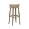 Bethany Sea Grass Natural Swivel Barstool