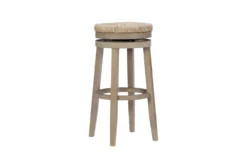 Bethany Sea Grass Natural Swivel Barstool