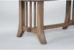 Riverson Oatmeal 72"-96" Extension Dining Table -KitchenCraft Store 299926 brown wood dining table detail 46
