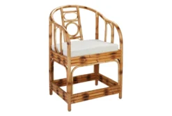 Dune Round Rattan Back Arm Chair