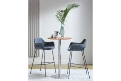 Cece Round Walnut 26" Bar Table 12 Cece Round Walnut 26" Bar Table -KitchenCraft Store 300578 detail 47