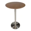 Cece Round Walnut 26" Bar Table