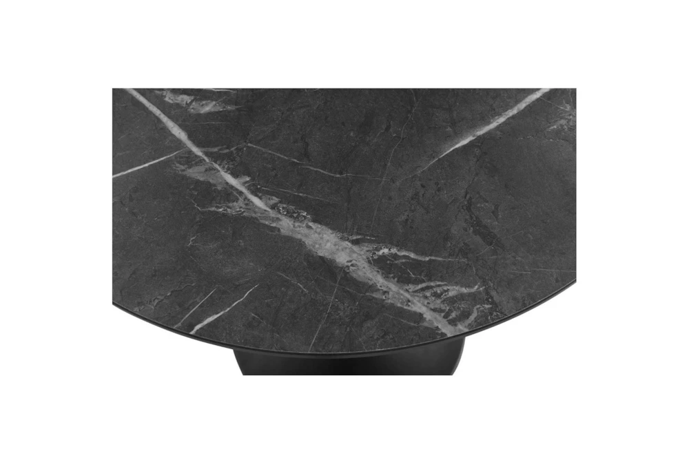 Hannu Black 30" Bistro Table 5 Hannu Black 30" Bistro Table - Image 5