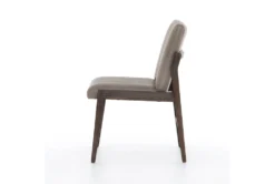 Roots Grey Dining Chair 20 Roots Grey Dining Chair -KitchenCraft Store 301031 grey leather dining chair side 14