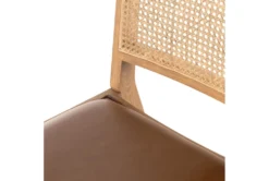 Caswell Cane Dining Chair -KitchenCraft Store 301045 natural polyurethane dining chair detail 47