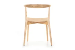 Blonde Ash Dining Chair -KitchenCraft Store 301050 natural wood dining chair back 82