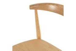 Blonde Ash Dining Chair -KitchenCraft Store 301050 natural wood dining chair detail 44