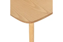 Blonde Ash Dining Chair -KitchenCraft Store 301050 natural wood dining chair detail 46