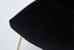 Alexas Black Velvet Office Chair -KitchenCraft Store 301768 black velvet office chair detail 45