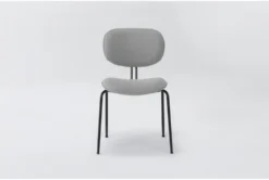 Iago Grey Armless Stationary Chair