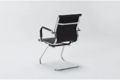 Jaques Black Faux Leather Office Chair 7 Jaques Black Faux Leather Office Chair -KitchenCraft Store 301794 black polyurethane office chair side 19