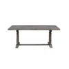 Bracken Natural/Grey 75" Pedestal Dining Table