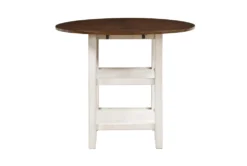 KitchenCraft Store 53 KitchenCraft Store -KitchenCraft Store 304354 white wood counter height table front 02