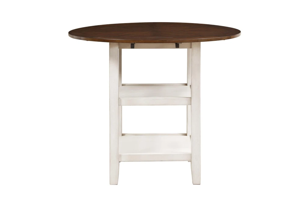 Myan Drop Leaf 44" Counter Height Table 2 Myan Drop Leaf 44" Counter Height Table - Image 2