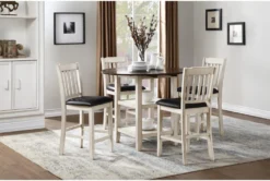 Myan Drop Leaf 44" Counter Height Table 11 Myan Drop Leaf 44" Counter Height Table -KitchenCraft Store 304354 white wood counter height table room 85