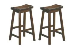 Marcel Brown Bar Stool Set Of 2