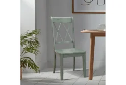 Delmar Teal Dining Chair Set Of 2 -KitchenCraft Store 304368 blue wood dining chair room 86