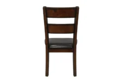 Kian Dark Brown Dining Chair Set Of 2 -KitchenCraft Store 304373 brown wood dining chair back 82