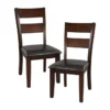 Kian Dark Brown Dining Chair Set Of 2