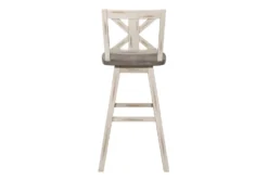Lock White X Back Swivel Bar Stool Set Of 2 -KitchenCraft Store 304383 white wood bar stool back 82