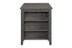 Fideo Grey 60" Counter Height Table -KitchenCraft Store 304385 grey wood counter height table side 14