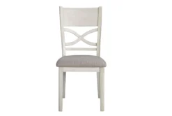 Josie White 48" Dining Set For 4 -KitchenCraft Store 304397 white wood dining set front 03