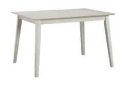 Josie White 48" Dining Set For 4 -KitchenCraft Store 304397 white wood dining set side 14