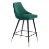 Modern Green Counter Stool
