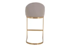 Contemporary Grey With Gold Bar Stool -KitchenCraft Store 304460 grey metal bar stool detail 45
