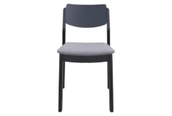 Modern Grey & Black Dining Chair Set Of 2 12 Modern Grey & Black Dining Chair Set Of 2 -KitchenCraft Store 304470 grey wood dining chair detail 45