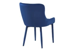 Drew Navy Velvet Dining Chair -KitchenCraft Store 304591 blue fabric dining chair back 82