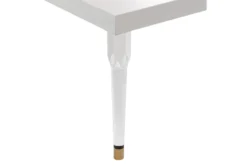 Glossy Lacquer 94" Dining Table -KitchenCraft Store 304617 white wood dining set detail 45