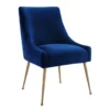 Trix Navy Velvet Dining Chair
