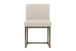 Karissa Beige Linen Dining Chair 13 Karissa Beige Linen Dining Chair -KitchenCraft Store 304622 beige fabric dining chair front 02