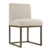 Karissa Beige Linen Dining Chair