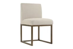 Karissa Beige Linen Dining Chair