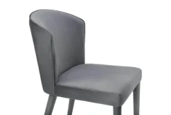 Marry Grey Velvet Dining Chair 15 Marry Grey Velvet Dining Chair -KitchenCraft Store 304624 grey fabric dining chair side 14