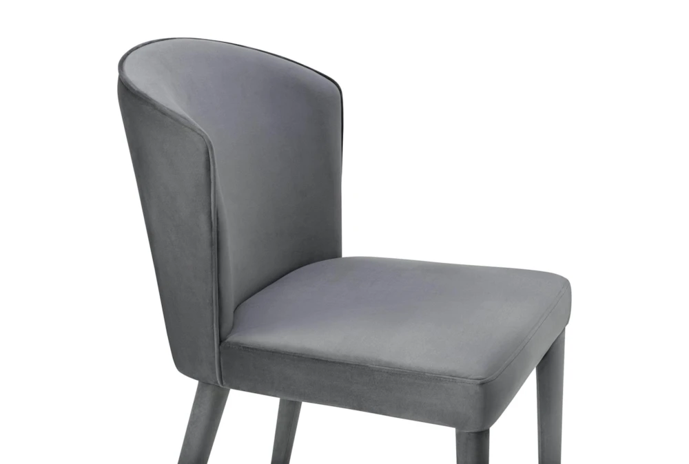 Marry Grey Velvet Dining Chair 7 Marry Grey Velvet Dining Chair - Image 7
