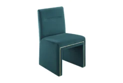 Affa Teal Performance Velvet Dining Chair