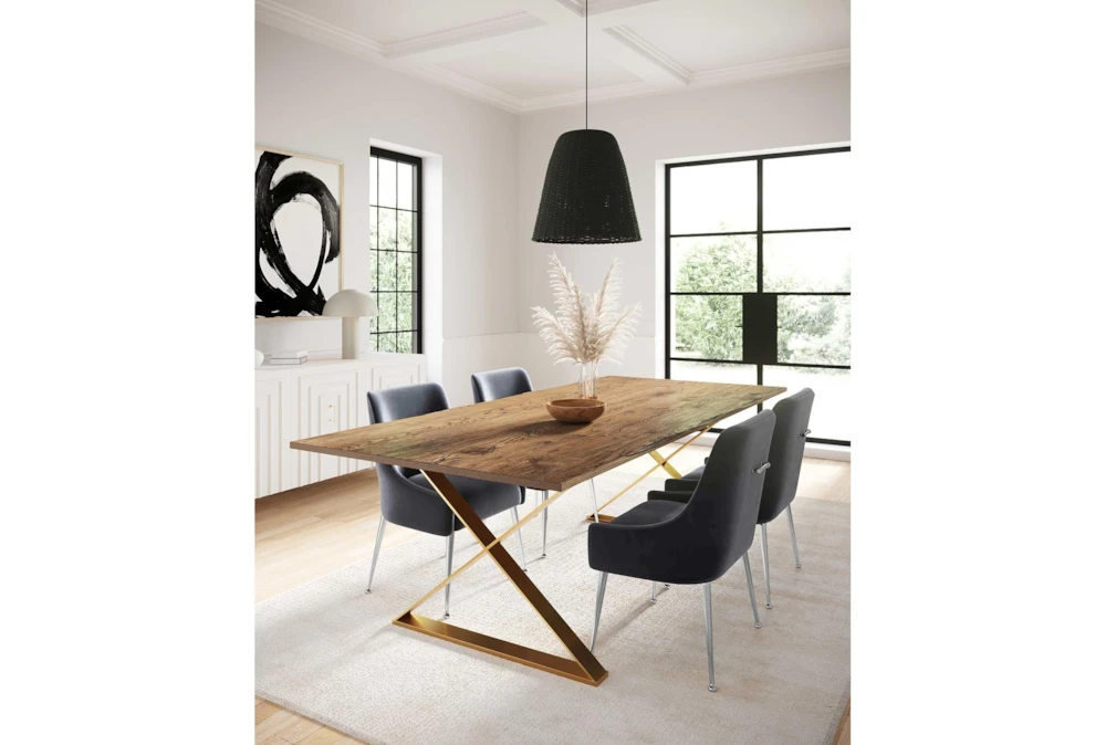 Trix Grey Velvet Dining Chair With Silver Leg 8 Trix Grey Velvet Dining Chair With Silver Leg - Image 8