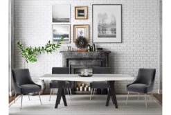 Trix Grey Velvet Dining Chair With Silver Leg 21 Trix Grey Velvet Dining Chair With Silver Leg -KitchenCraft Store 304681 green fabric dining chair room 89