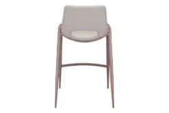 Desiree Beige Counter Stool Set Of 2 -KitchenCraft Store 304834 metal detail 46