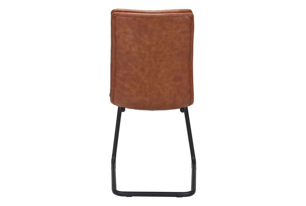 Industrial Brown Dining Chair Set Of 2 2 Industrial Brown Dining Chair Set Of 2 - Image 2