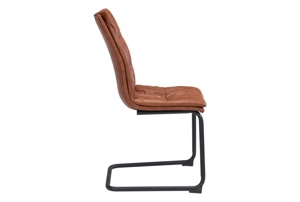 Industrial Brown Dining Chair Set Of 2 4 Industrial Brown Dining Chair Set Of 2 - Image 4