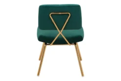 Contemporary Green Dining Chair Set Of 2 -KitchenCraft Store 304855 metal detail 46