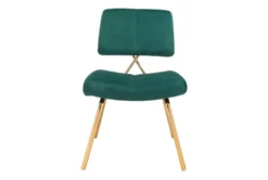 Contemporary Green Dining Chair Set Of 2 -KitchenCraft Store 304855 metal detail 47