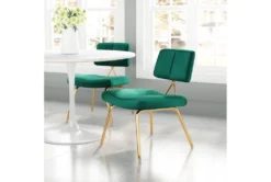 Contemporary Green Dining Chair Set Of 2 -KitchenCraft Store 304855 metal room 85