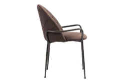 Kevin Dark Brown Dining Chair 14 Kevin Dark Brown Dining Chair -KitchenCraft Store 304858 metal detail 46